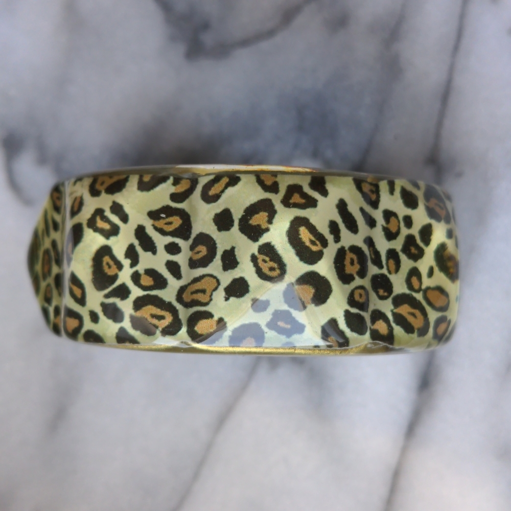 Leopard print bangle - Picture 4 of 5
